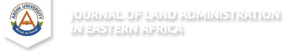 Journal of Land Administration in Easter Africa